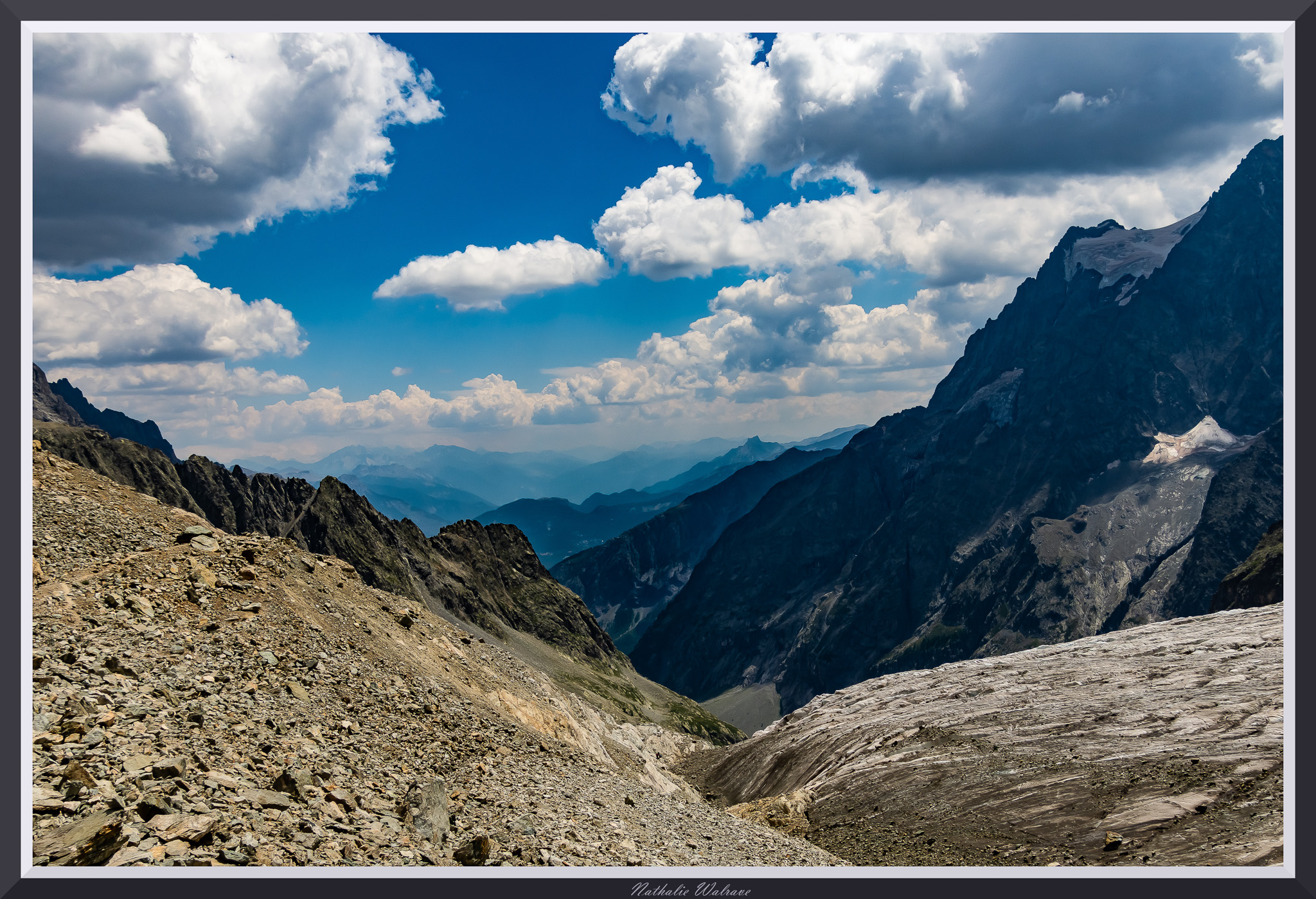 Sur le chemin vers le glacier blanc